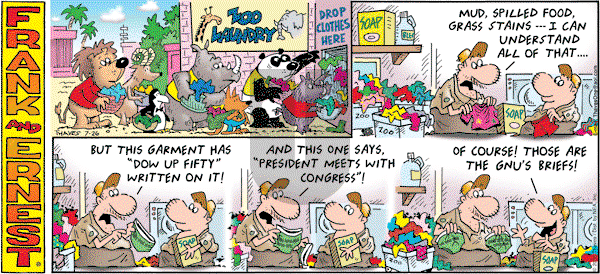 Frank and Ernest on Sunday July 26, 2009 Comic Strip