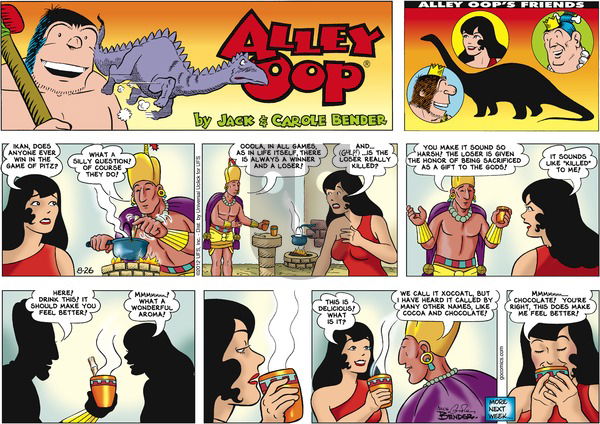 Alley Oop on Sunday August 26, 2012 Comic Strip