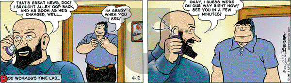 Alley Oop on Tuesday April 12, 2011 Comic Strip