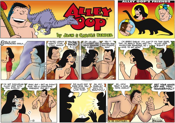 Alley Oop on Saturday March 22, 2008 Comic Strip