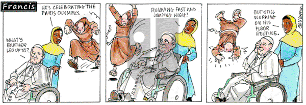 Francis on Thursday August 1, 2024 Comic Strip