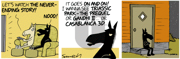 Dark Side of the Horse on Tuesday November 15, 2011 Comic Strip