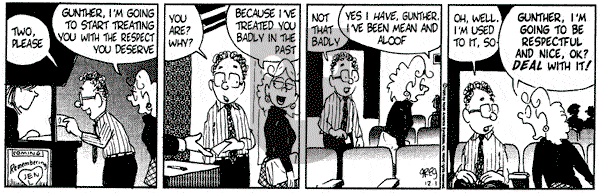 Luann on Friday December 1, 1995 Comic Strip
