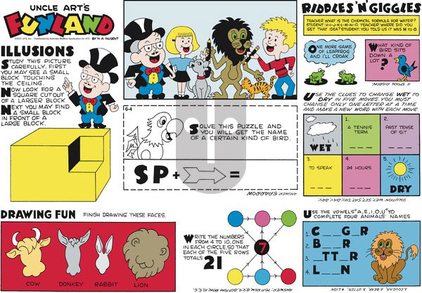 Uncle Art's Funland on Sunday June 4, 2023 Comic Strip