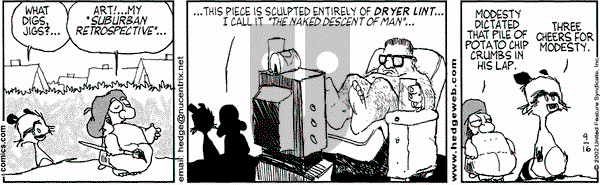 Over the Hedge on Monday September 16, 2002 Comic Strip