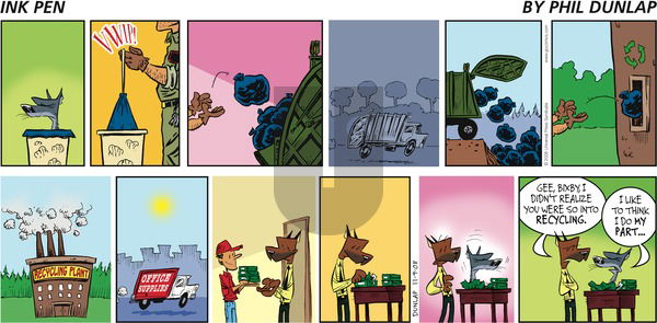 Ink Pen on Sunday November 9, 2008 Comic Strip