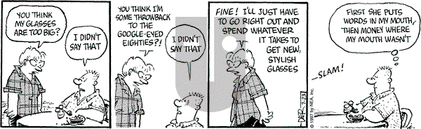 Betty - Wednesday July 23, 1997 Comic Strip