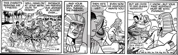Alley Oop on Friday January 10, 1969 Comic Strip