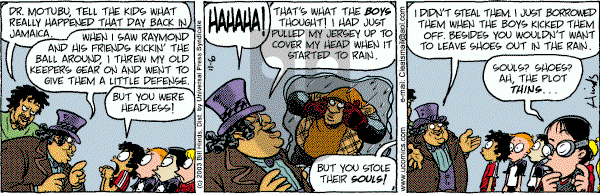 Cleats - Thursday November 6, 2003 Comic Strip