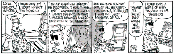 Monty on Monday January 14, 2002 Comic Strip