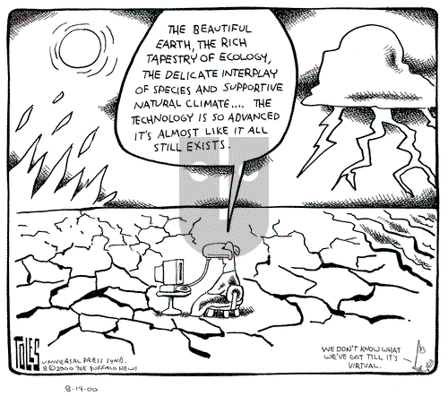 Tom Toles on Monday August 14, 2000 Comic Strip