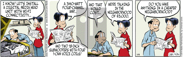 Baldo on Friday July 18, 2014 Comic Strip