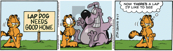 Garfield - Thursday September 17, 2009 Comic Strip