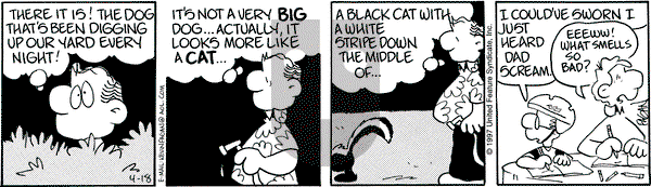 Drabble on Friday April 18, 1997 Comic Strip