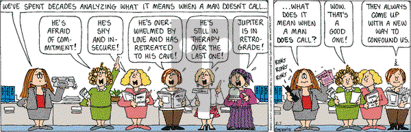 Cathy Classics on Wednesday May 7, 2003 Comic Strip
