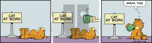 Garfield on Monday April 29, 2019 Comic Strip