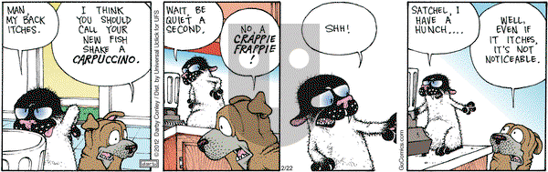 Get Fuzzy on Wednesday February 22, 2012 Comic Strip