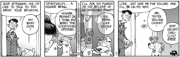 Get Fuzzy on Friday February 6, 2004 Comic Strip