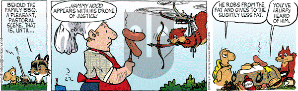 Over the Hedge on Tuesday March 22, 2016 Comic Strip