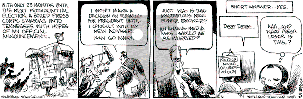 Non Sequitur on Friday December 6, 2002 Comic Strip