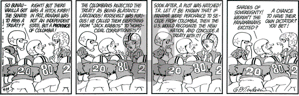 Doonesbury on Wednesday September 28, 1977 Comic Strip