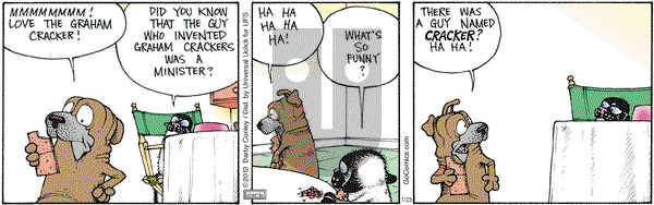 Get Fuzzy on Monday January 23, 2012 Comic Strip