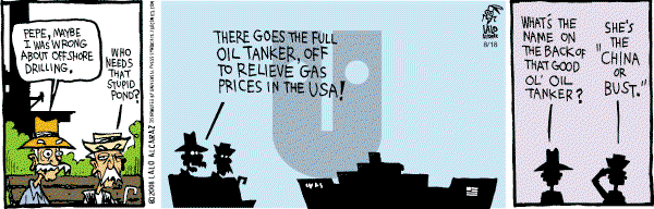 La Cucaracha on Monday August 18, 2008 Comic Strip