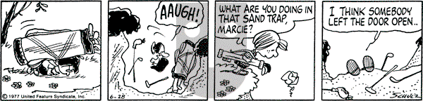 Peanuts - Tuesday June 28, 1977 Comic Strip