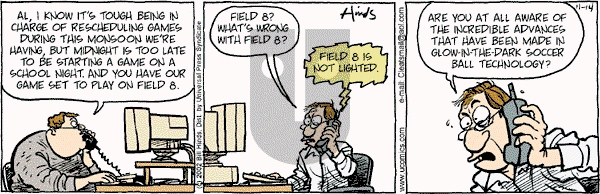 Cleats - Thursday November 14, 2002 Comic Strip