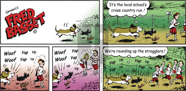 Fred Basset on Sunday July 30, 2017 Comic Strip