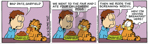 Garfield on Friday May 13, 2005 Comic Strip