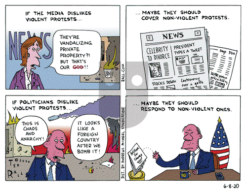 Ted Rall on Monday June 8, 2020 Comic Strip