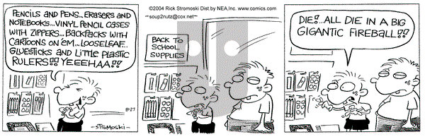 Soup to Nutz - Old on Friday August 27, 2004 Comic Strip