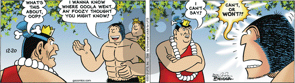Alley Oop on Friday December 20, 2013 Comic Strip