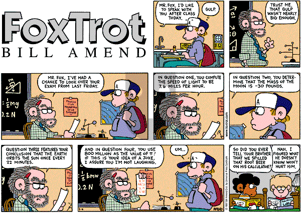 FoxTrot on Sunday May 4, 1997 Comic Strip