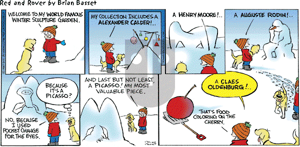 Red and Rover on Sunday January 14, 2007 Comic Strip