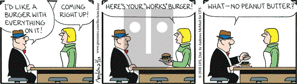 The Born Loser on Friday February 23, 2018 Comic Strip