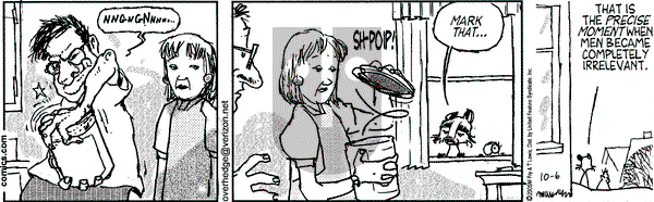 Over the Hedge on Thursday October 6, 2005 Comic Strip