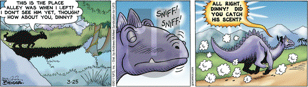 Alley Oop on Saturday March 25, 2017 Comic Strip