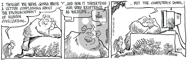 The Grizzwells on Tuesday June 17, 1997 Comic Strip