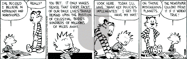 Calvin and Hobbes - Monday April 13, 1992 Comic Strip