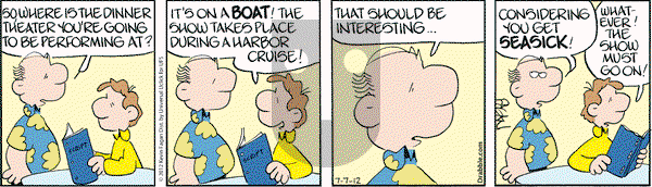 Drabble on Saturday July 7, 2012 Comic Strip