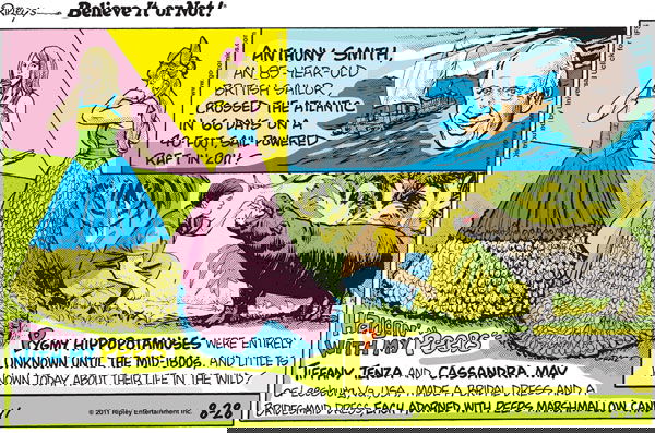 Ripley's Believe It or Not - Sunday August 28, 2011 Comic Strip