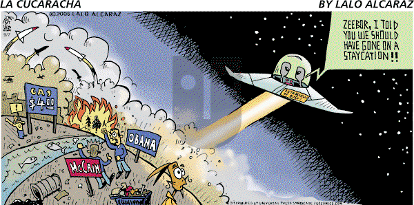 La Cucaracha on Sunday September 7, 2008 Comic Strip