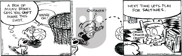 Red and Rover on Sunday February 22, 2009 Comic Strip