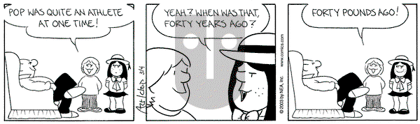 The Born Loser on Tuesday March 4, 2003 Comic Strip