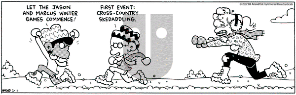 FoxTrot - Monday February 11, 2002 Comic Strip
