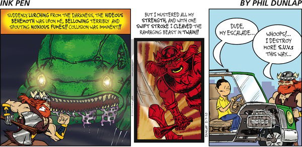 Ink Pen on Sunday February 7, 2010 Comic Strip