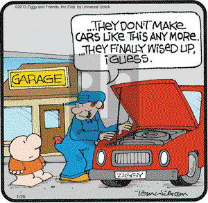 Ziggy on Saturday January 26, 2013 Comic Strip