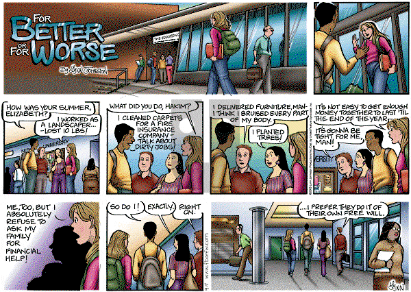 For Better or For Worse - Sunday September 7, 2003 Comic Strip